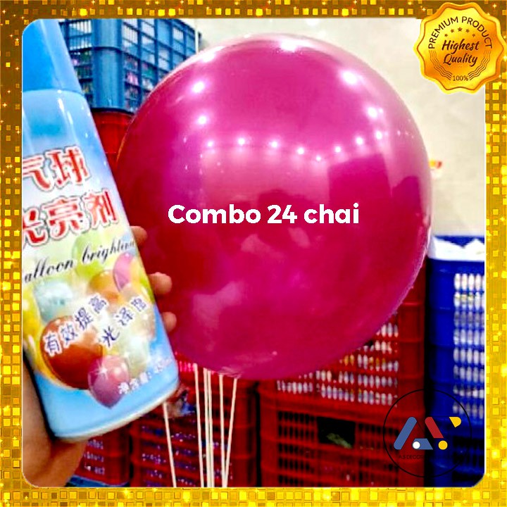 Bình xịt Bóng bay - Thùng 24 chai
