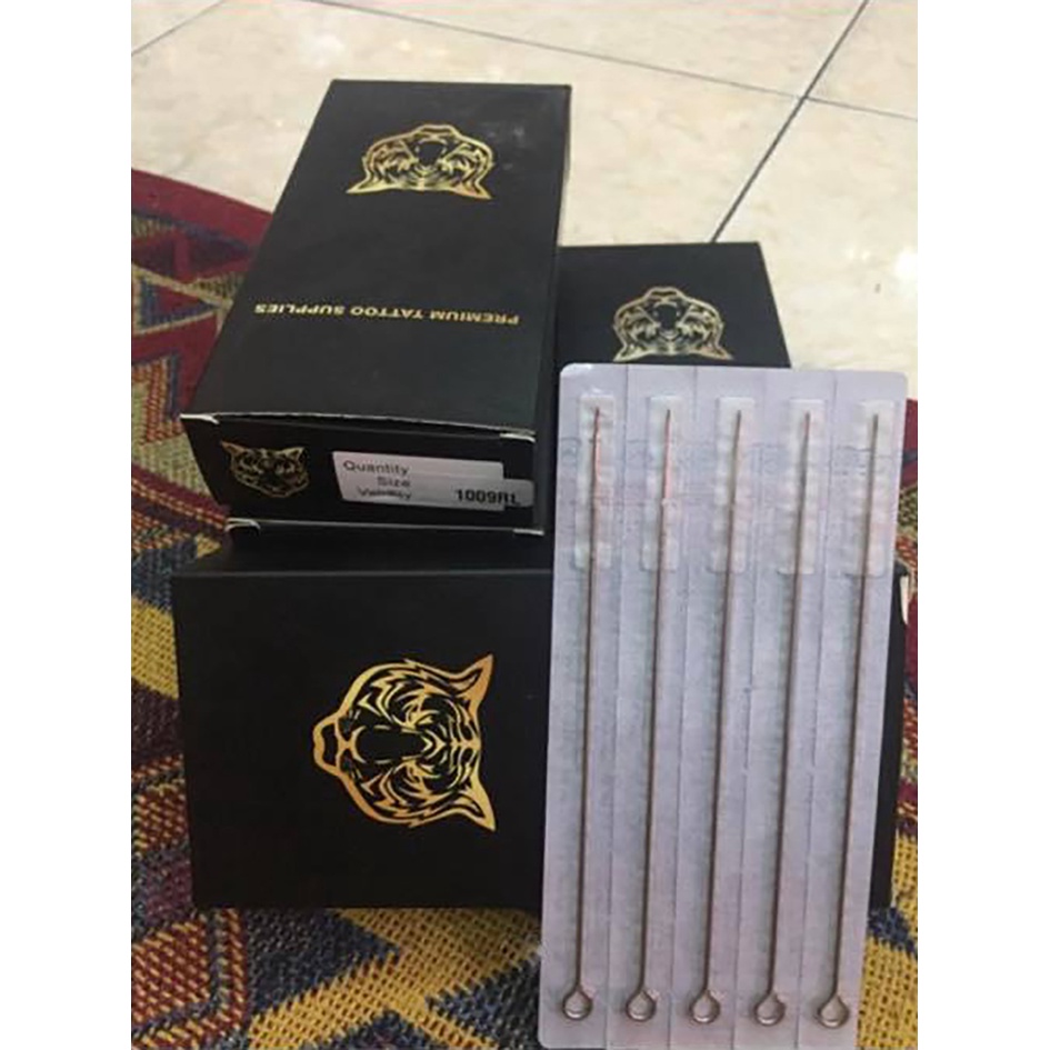 HỘP 50 KIM XĂM HÌNH ĐI NÉT 3RL,5RL, 7RL ,9RL,11RL,15RL