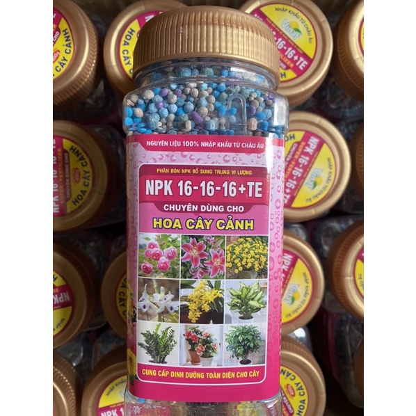 Phân bón chuyên dùng cho hoa cây kiểng NPK 16-16-16 nhập khẩu Châu Âu chính hãng