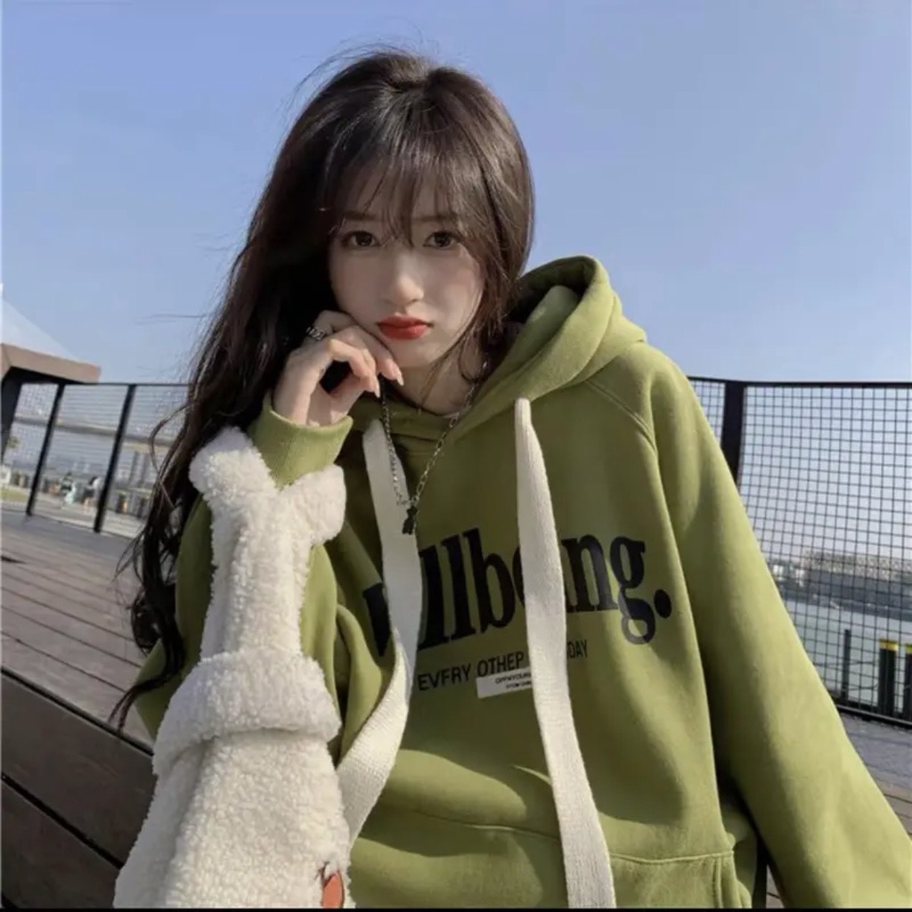 áo hoodie wellbelng fom rộng unsiex nam nữ