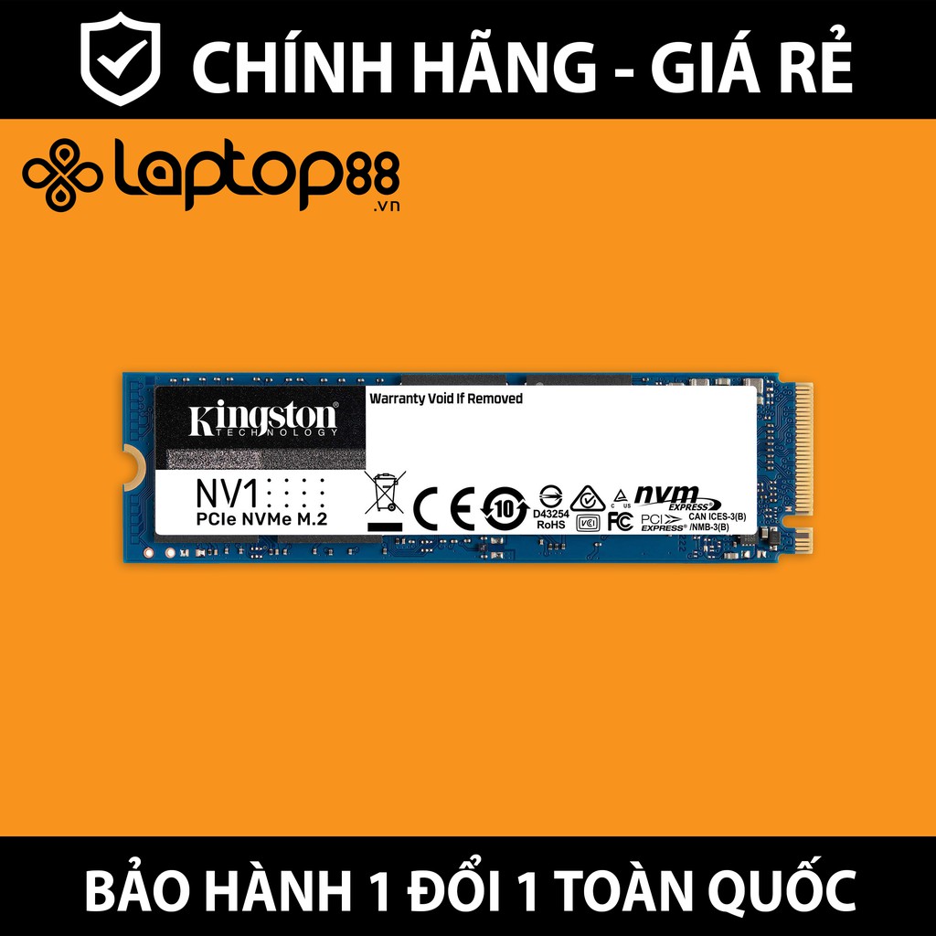 Ổ cứng SSD NVMe PCIe Kingston NV1 Bảo hành 36 tháng 1 đổi 1 Hàng chính hãng