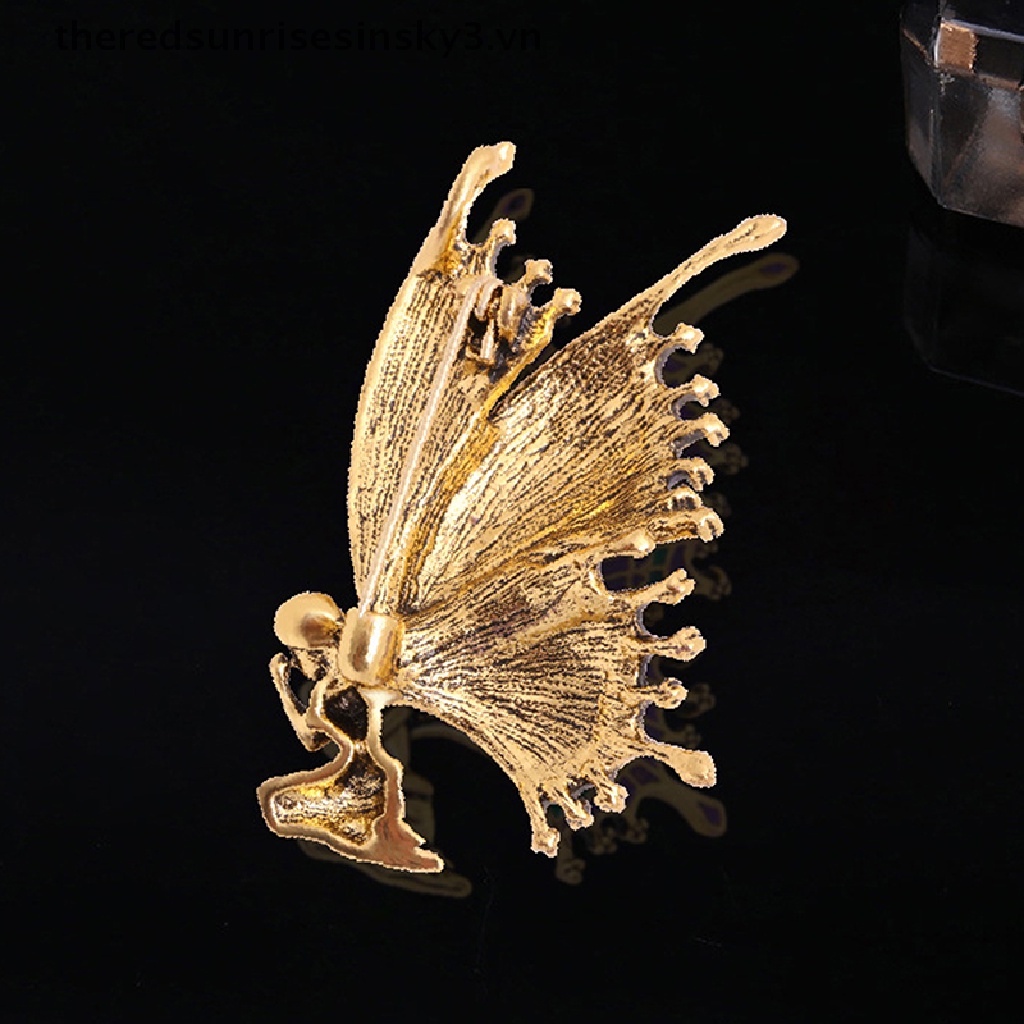 Ghim Cài Áo Hình Cánh Bướm Phong Cách Vintage Thời Trang