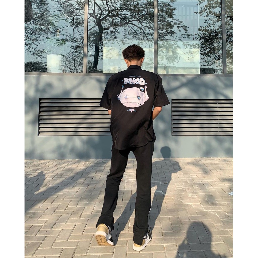 [FULLTAG CHÍNH HÃNG] Áo Sơmi MENDE ROBOT IN LỤA FULLTAG Sơ Mi Lụa Mềm CNK 100% CHUẨN CAO CẤP 1:1 LOCAL BRAND | BigBuy360 - bigbuy360.vn