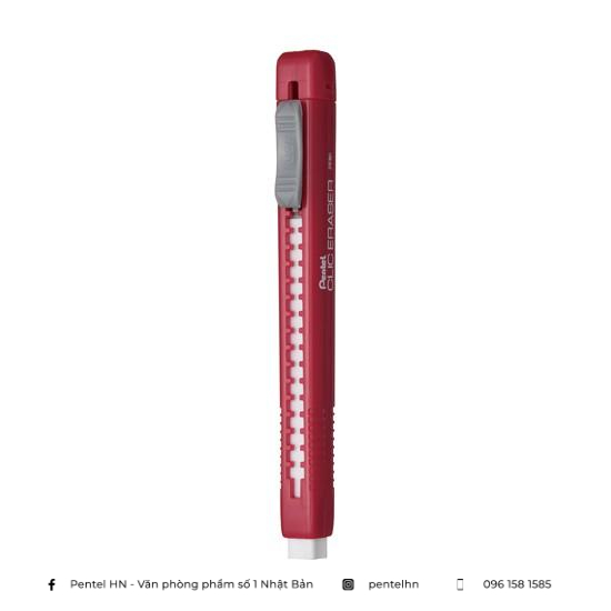 Gôm Tẩy Dạng Bút Cao Cấp Pentel Clic Eraser ZE80 | Dễ Dàng Tiện Lợi Khi Sử Dụng