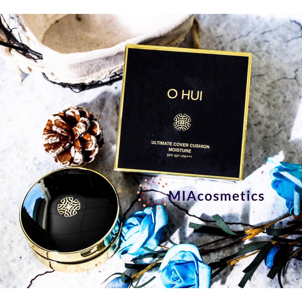 [CHÍNH HÃNG] Cushion Ohui Dòng (Ultimate Cover Moisture SPF 50+/PA +++)