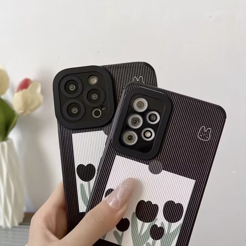 Ốp Điện Thoại Mềm Hình Hoa Tulip Cho Xiaomi Mi 12 Pro Poco X3 NFC M4 Pro X3 GT M3 Pro Redmi 10C 10 Note 11 Pro 11s 10 10s 9 9s 8 Pro 9T 9A 9C