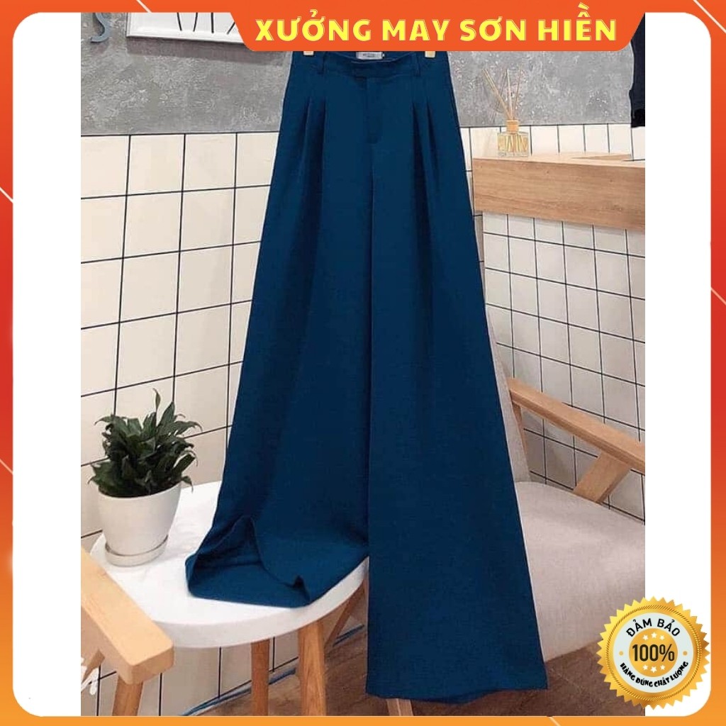 Quần Suông Dài Nhiều Màu [FreeShip] Quần Suông Dài 100cm Ống To Xưởng may Sơn Hiền MS2231