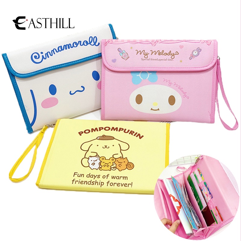 SANRIO Easthill Túi Đựng Tài Liệu Thẻ ID Chống Thấm Nước Họa Tiết melody Dễ Thương