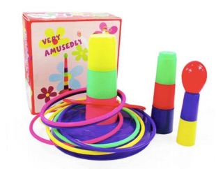 [Game vận động] Bộ Tháp Ném Vòng