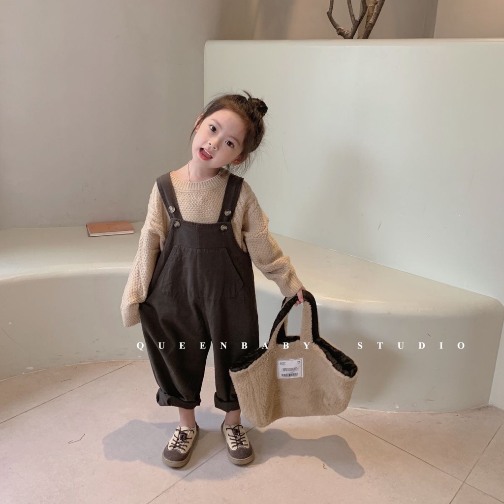 Hàng Mới Về Bộ Áo Liền Quần Dài Phong Cách Hàn Nhật Mới Cho Bé