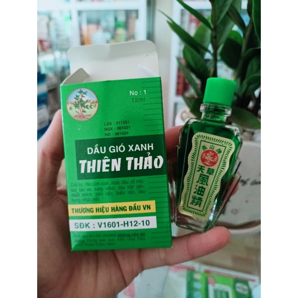 Dầu gió xanh Thiên Thảo lọ 12ml