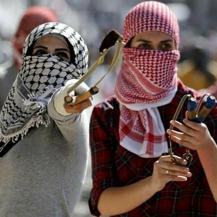 Khăn Trùm Đầu Hijab Segi 4 Palestine Pashmina Segi 4 Turban