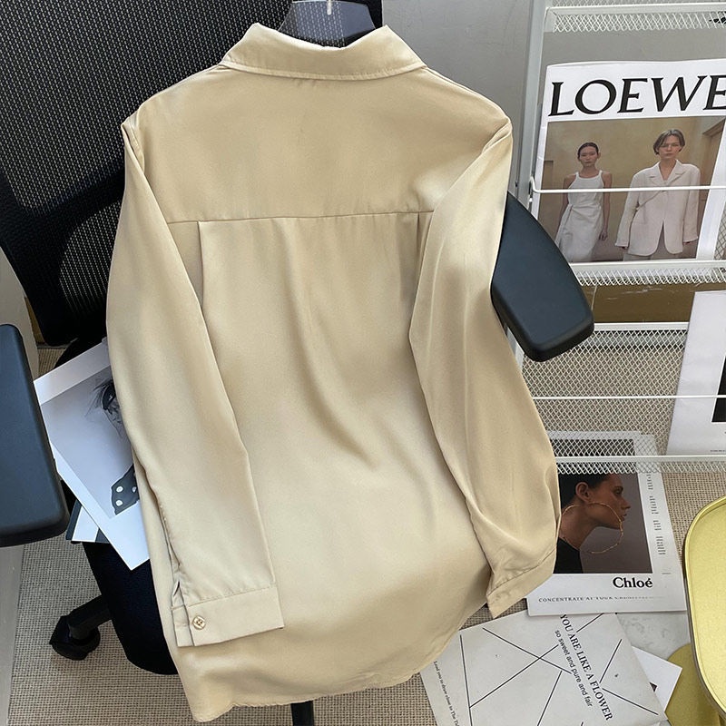 Áo Sơ Mi Mỏng Tay Dài Thời Trang Mùa Thu Cho Nữ