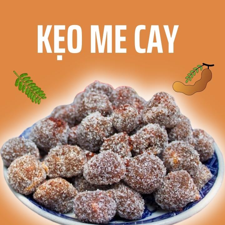 Kẹo me cay Đà Lạt 500g THIÊN ĐƯỜNG ĂN VẶT kẹo me tầm đường đồ ăn vặt tuổi thơ