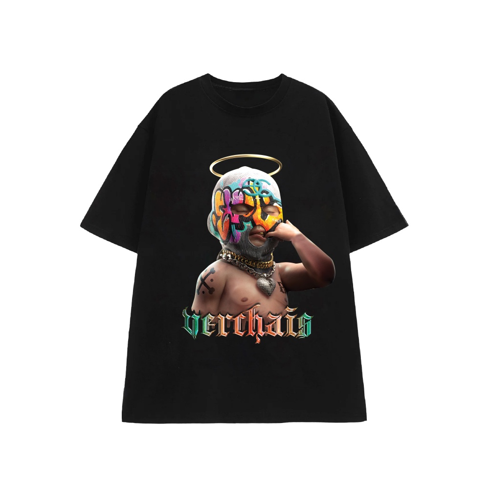 Áo thun unisex Verchais.Official basic TEE phom rộng tay lỡ dành cho nam nữ Boy Collections T18