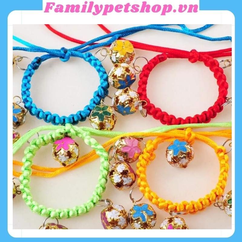Vòng cổ cho chó mèo thú cưng nhiều màu sắc xinh xắn-familypetshop.vn