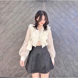 Set cv đen áo nude bèo 10374