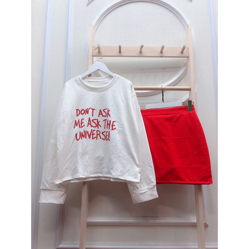 Sét váy Dont Ask Me Chân Váy Co Dãn bốn  Chiều Chất Liệu Da Cá Dày M878 -Teenstore.365