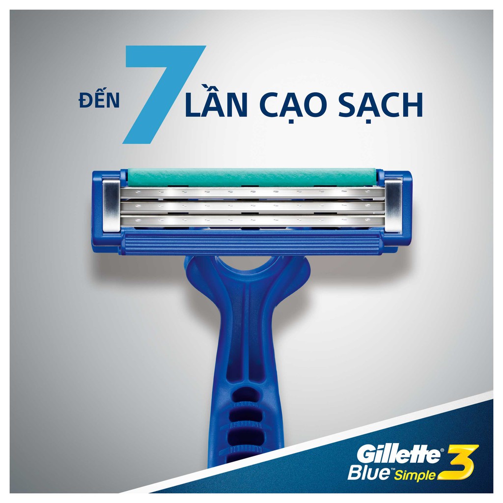 Dao Cạo Râu Gillette Blue 3 nhiều loại