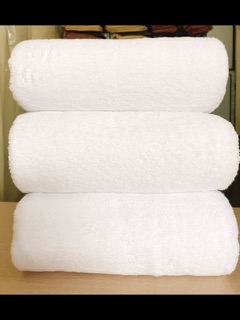Khăn tắm trắng cao cấp cỡ lớn 70x140cm