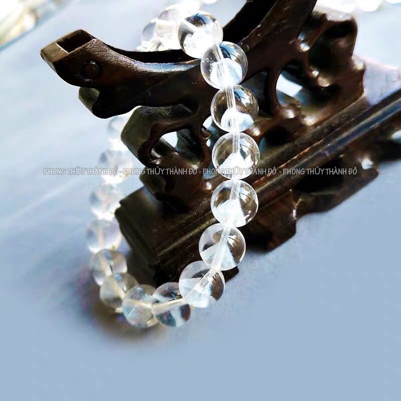 Chuỗi Vòng Ưu Linh Trắng Bao Thể Kim Tự Tháp - Phong Thủy Thành Đô