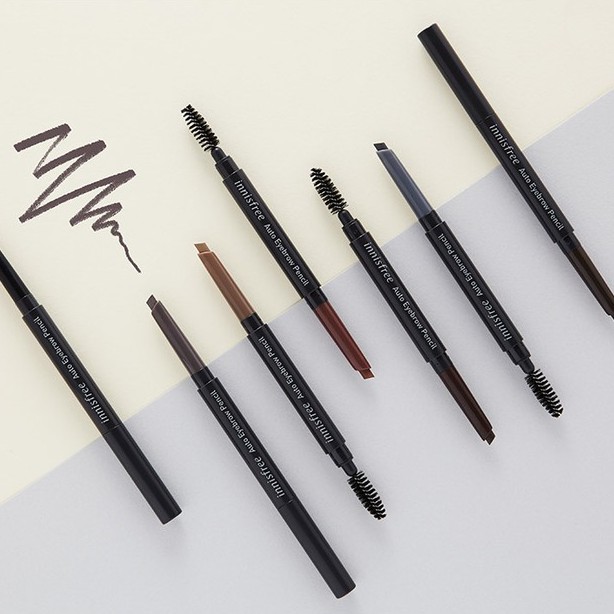 Chì Kẻ Mày 2 Đầu Innisfree Auto Eyebrow Pencil