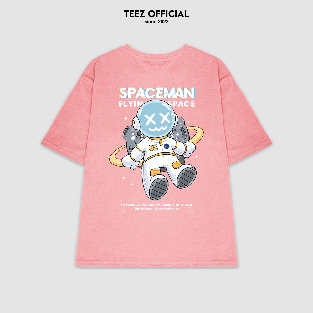 Áo Thun Nam TEEZ Form Rộng Unisex Oversize Phông Đen Trắng - TV5069