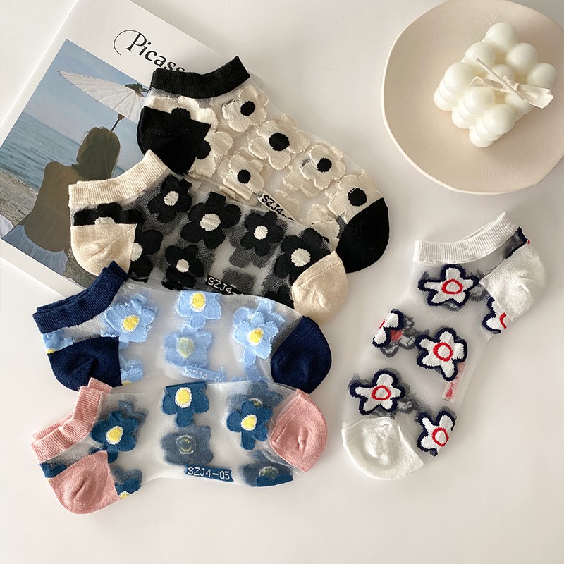 WAFNHA D152 Vớ Mỏng Trong Suốt Thoáng Khí Cho Nữ