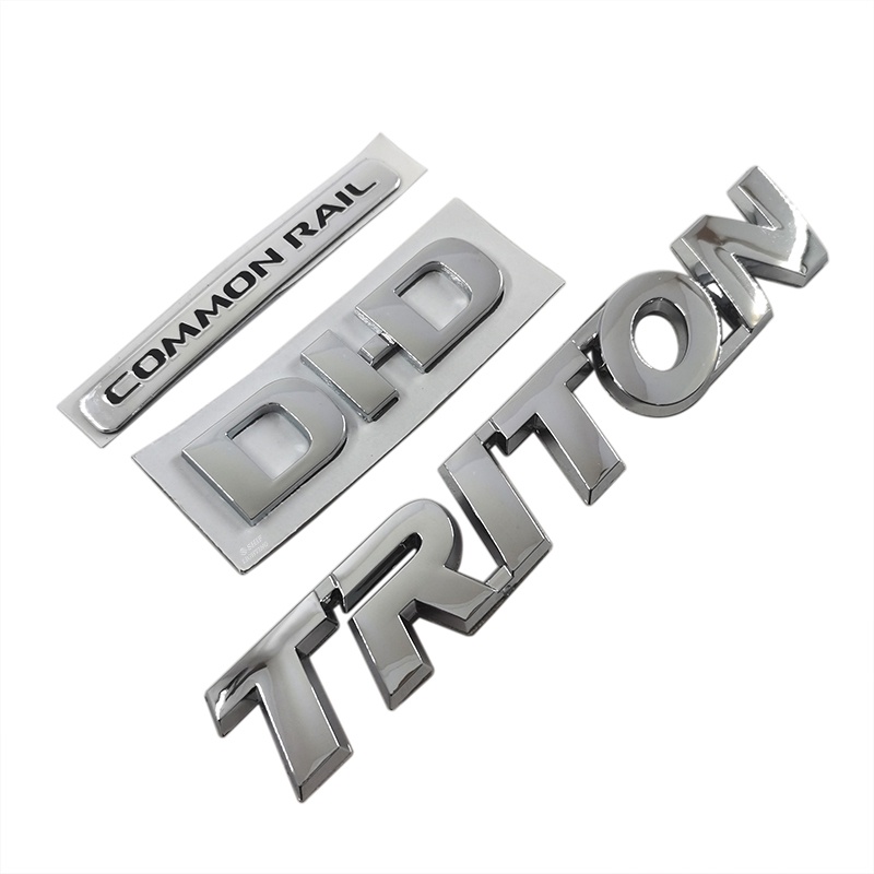 1 X Huy Hiệu Kim Loại Trang Trí Xe Hơi Mitsubishi DID COMMON RAIL TRITON