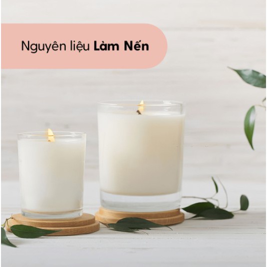 (Bán sỉ 0,5kg) Sáp ong trắng làm nến, làm son, sản phẩm làm đẹp da mặt 500g