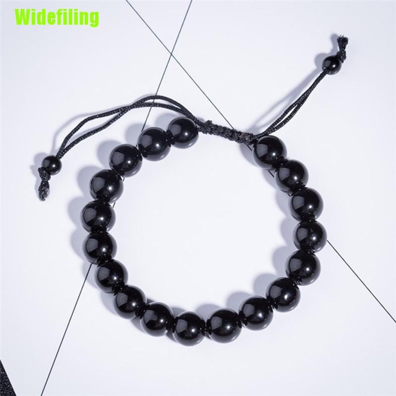 Vòng Tay Đá Obsidian Tròn Chăm Sóc Sức Khỏe Giảm Cân Thời Trang Mùa Hè