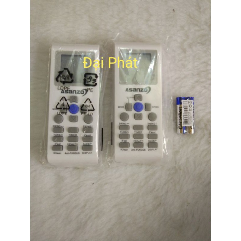 Điều khiển Máy Lạnh Asanzo ( Dòng Mới)