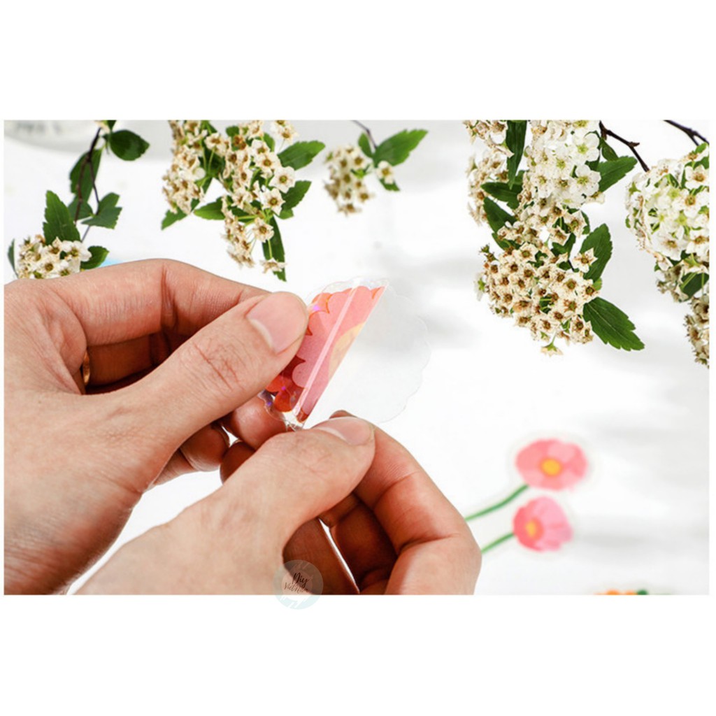 GÓI STICKER FULL BLOSSOM LẤP LÁNH