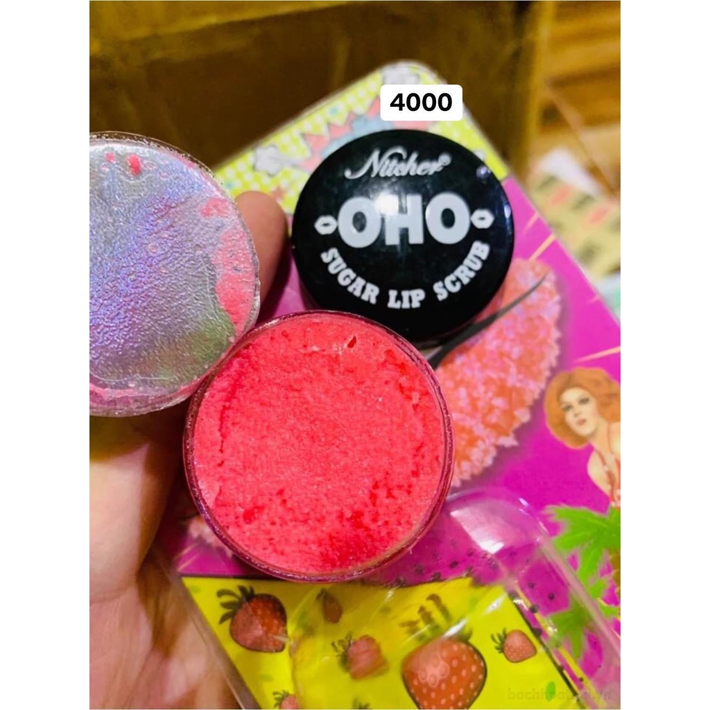 Tẩɏ tế bào chết môi Nitcher OHO Sugar Lip Scrub Thái Lan