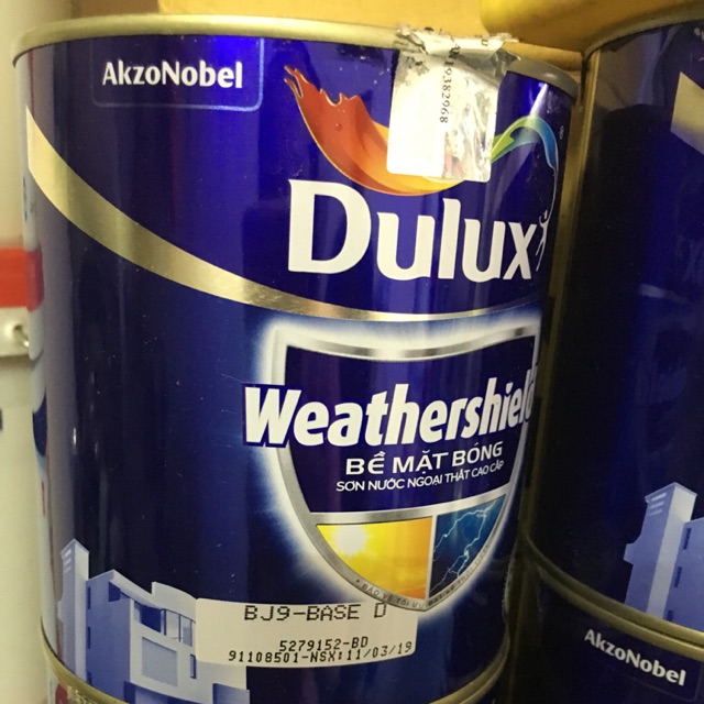 Sơn phủ ngoại thất cao cấp BJ9 Dulux Weathershield 1 Lít