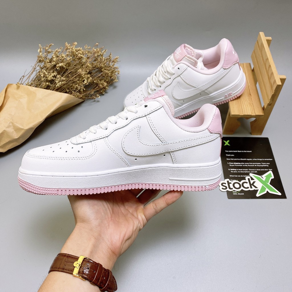 ✔️Giày Af1 Air Force 1 Trắng Đế Hồng Fullbox Nữ Tính✔️