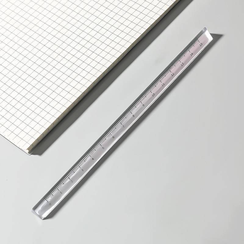 Thước Đo Hình Tam Giác Ba Chiều Trong Suốt Đơn Giản Không In Đo Lường Gió 20cm Cho Học Sinh / Văn Phòng