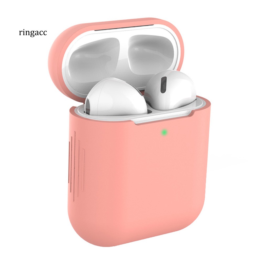 Vỏ Đựng Bảo Vệ Hộp Sạc Tai Nghe Airpods 1 / 2 Bằng Silicone Chống Sốc