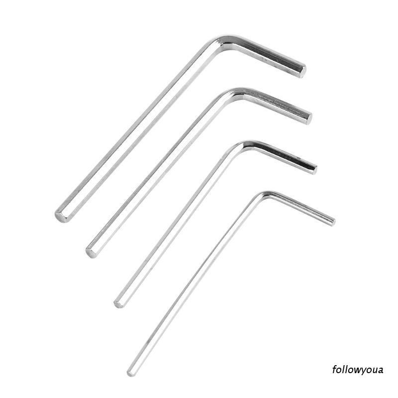 Bộ 4 cờ lê lục giác 1.5mm/2mm/2.5mm/3mm hỗ trợ sửa chữa xe máy/ bộ phận máy in 3D