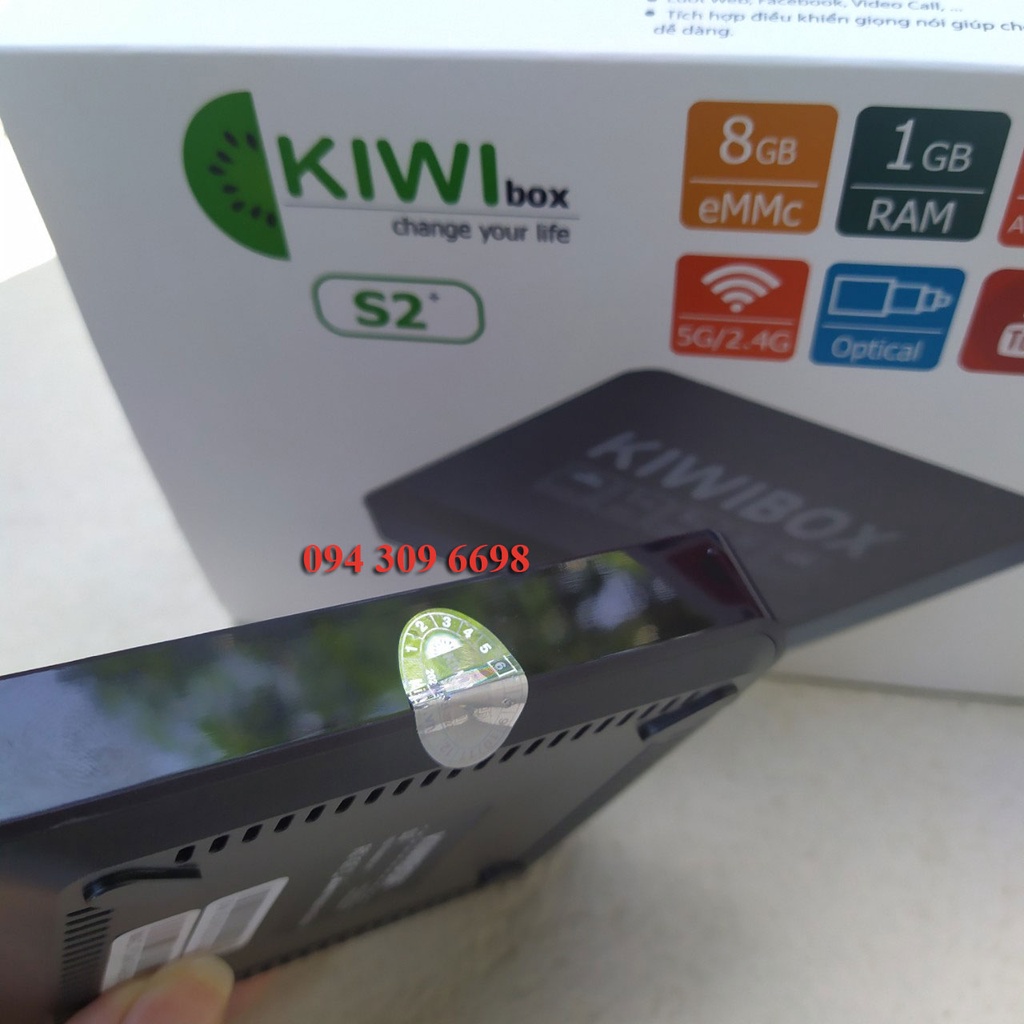 Kiwibox S2+ xem youtube trên tivi, tích hợp cổng quang, android 10, điều khiển giọng nói, Kiwibox S2 Plus, voice control