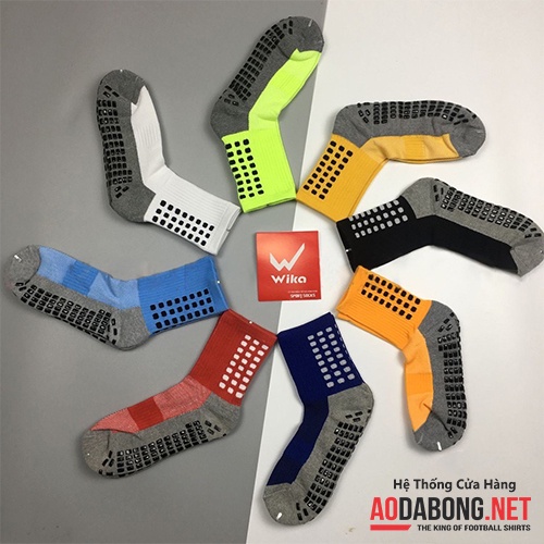 Tất Vớ Chống Trơn, Chống Trượt [Chính Hãng Wika Cao Cấp] Vớ đá banh, đá bóng, tennis - dành cho thể thao chất lượng cao.