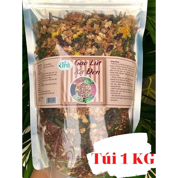 1Kg Trà gạo lứt xạ đen thơm mát gan, thải độc tố