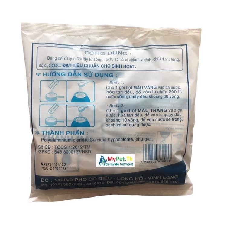 Bột Xử Lý Nước Sông Thanh Mai 140G