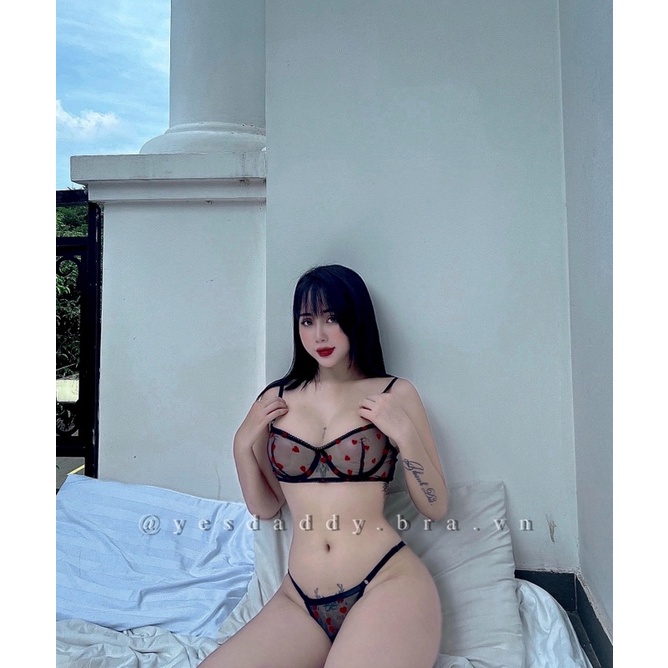Set đồ lót có gọng quần không đáy sexy gợi cảm NY002