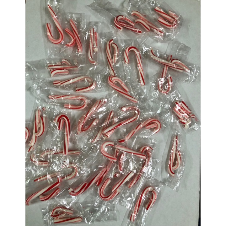 Kẹo gậy bạc hà Mini Brachs Peppermint - Mỹ (Giá bán combo 10 cây bị gãy)