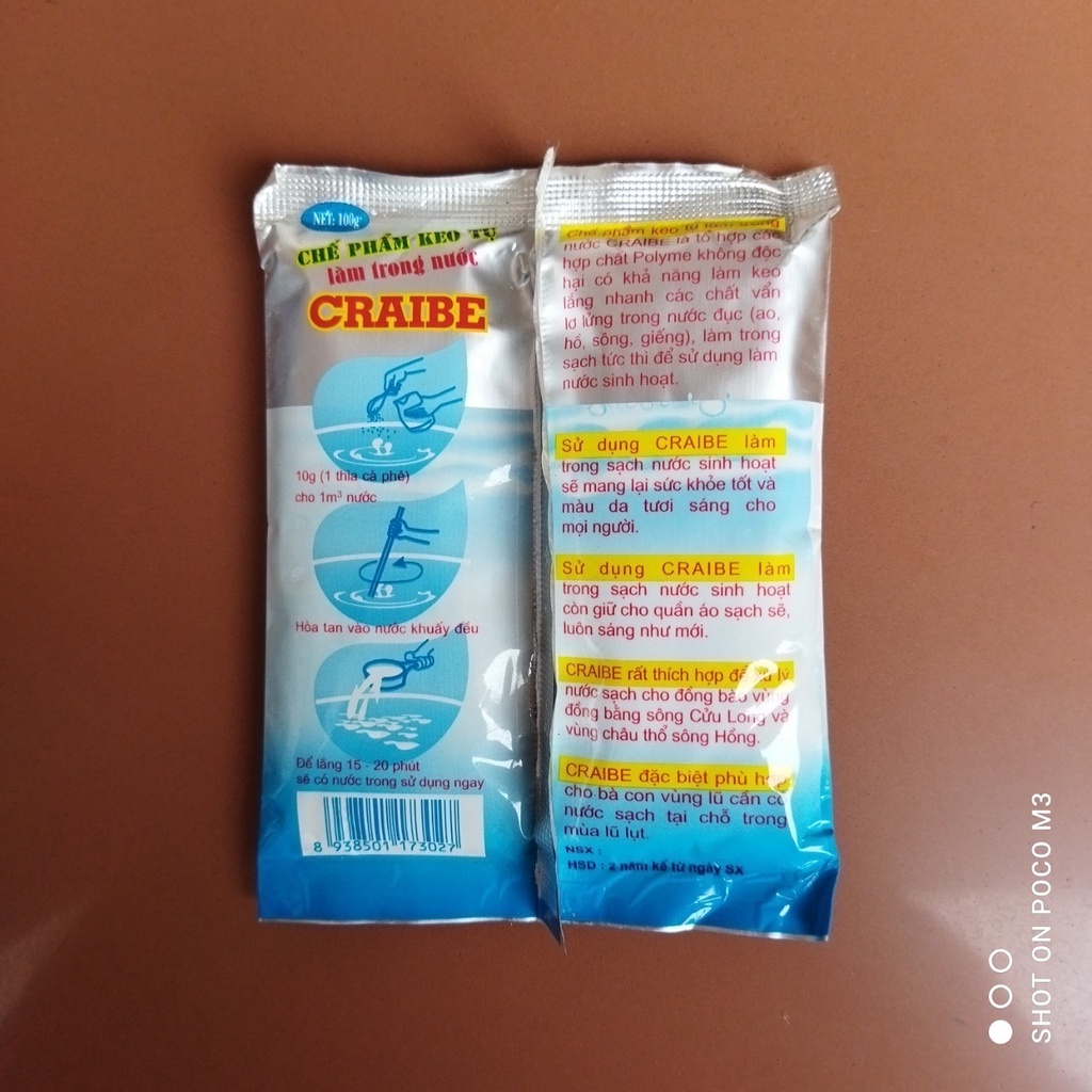 Chế Phẩm Sinh Học CRAIBE Làm Trong Nước Sinh Hoạt, Hồ Cá