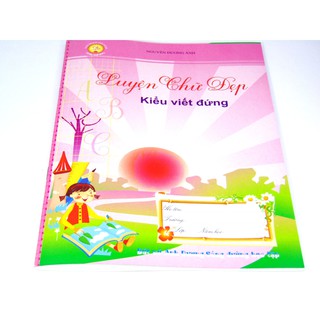 SAO KHUE-Vở mẫu luyện chữ đẹp kiểu viết đứng