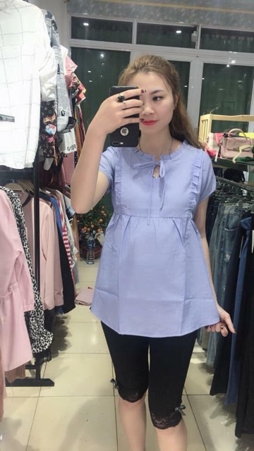 Áo bầu đũi chuẩn đẹp (4màu) ảnh thật