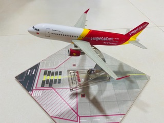 Mô hình VJ A320 Sharklets dài 20cm