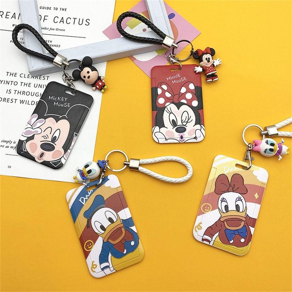 Dây Đeo Thẻ ID / Thẻ Ngân Hàng Hình Chuột Mickey Hoạt Hình Đáng Yêu